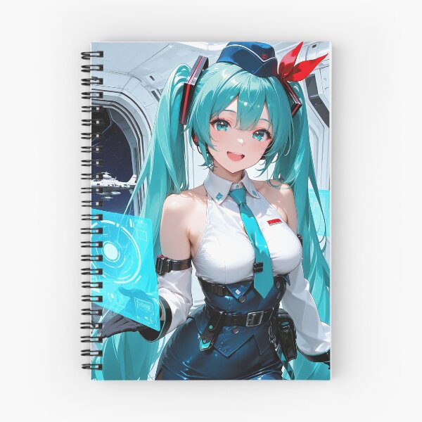 Item preview, miku hatsune space captain  vocaloid Anime Waifu designed and sold by lifeissheep.