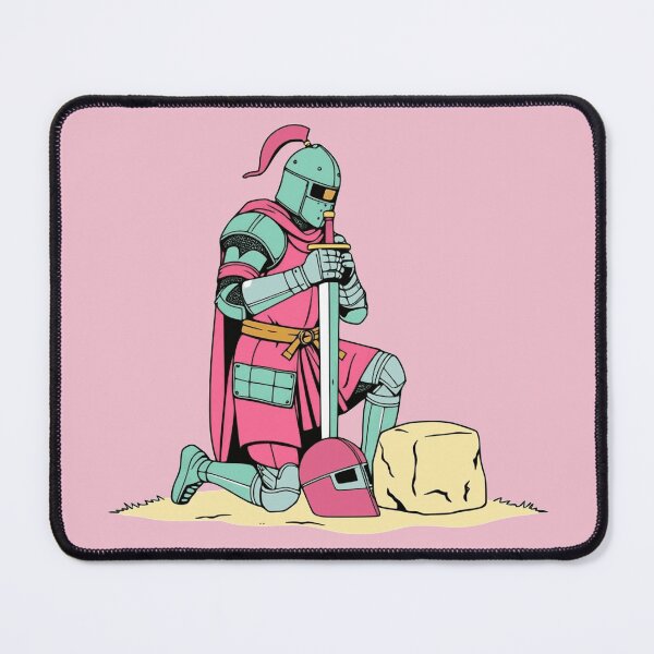 Item preview, Kneeling Knight - Pop Art Warrior designed and sold by KungPowUnicorn.