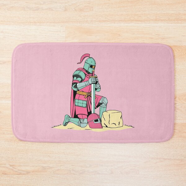 Item preview, Kneeling Knight - Pop Art Warrior designed and sold by KungPowUnicorn.