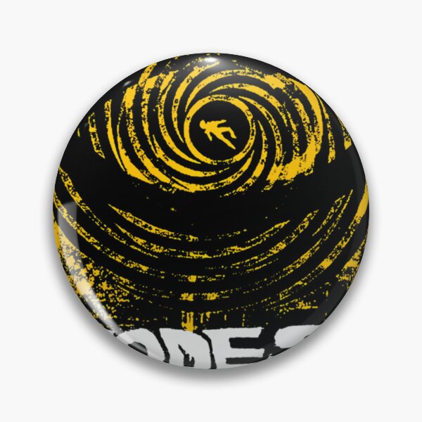 Item preview, Spiral Yellow Silhouette Post Punk designed and sold by DreamArt-Jar.