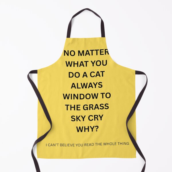 Item preview, Confusing Cat Text Meme Nonsense Sarcastic Quote designed and sold by Kaaf's Mart.