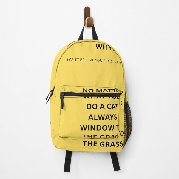 Item preview, Confusing Cat Text Meme Nonsense Sarcastic Quote designed and sold by Kaaf's Mart.