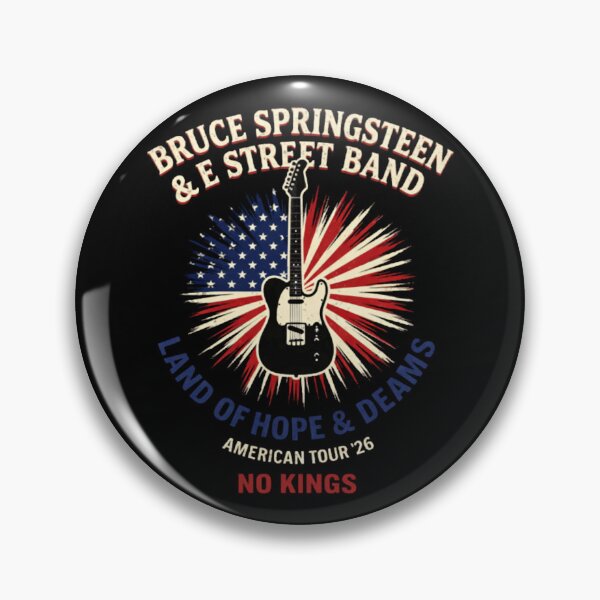 Item preview, Land of Hope, Land of Hope and Dreams Tour, Bruce Springsteen &amp_ E Street Band, No kings T-Shirt designed and sold by ScratchyVibes.