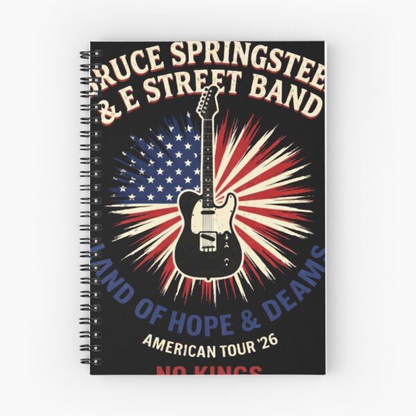 Item preview, Land of Hope, Land of Hope and Dreams Tour, Bruce Springsteen &amp_ E Street Band, No kings T-Shirt designed and sold by ScratchyVibes.