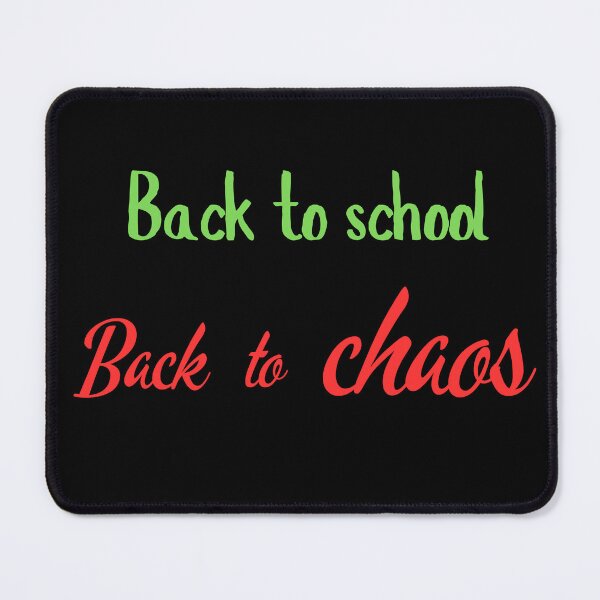 Item preview, Back to School Back to Chaos Funny Back to School Quote designed and sold by T-version.