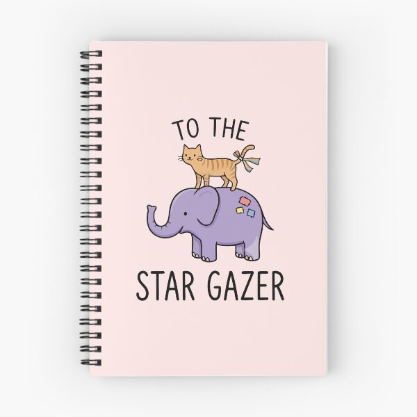 Item preview, To The Star Gazer Cute Cat Riding Purple Elephant designed and sold by Amir Faysal.