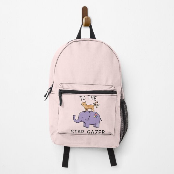 Item preview, To The Star Gazer Cute Cat Riding Purple Elephant designed and sold by Amir Faysal.