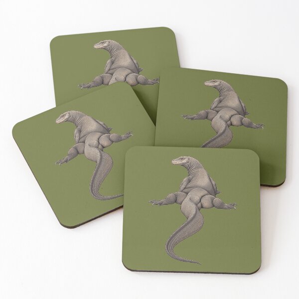 Item preview, Splooting Komodo Dragon designed and sold by KungPowUnicorn.