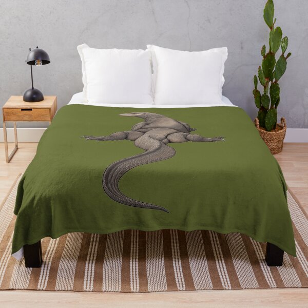 Item preview, Splooting Komodo Dragon designed and sold by KungPowUnicorn.