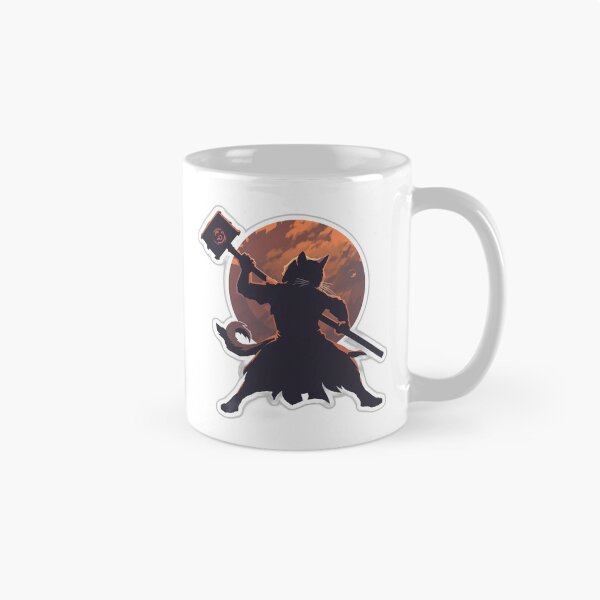 Item preview, Eclipse Cat Warrior — Japanese Samurai Art designed and sold by Tokyo Neo Noir Collective .