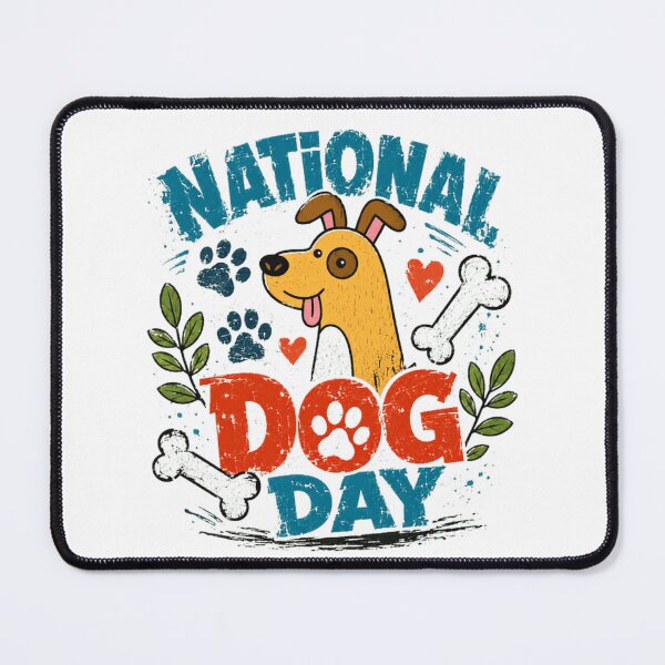 Item preview, National Dog Day Dog Owner Pet Lover Celebration designed and sold by Star3NowForMe.