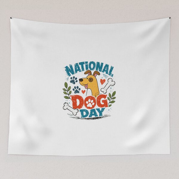 Item preview, National Dog Day Dog Owner Pet Lover Celebration designed and sold by Star3NowForMe.