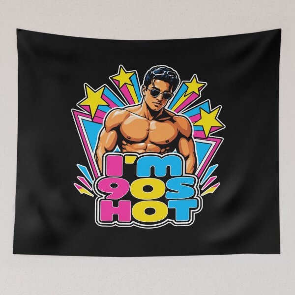 Item preview, I’m 90s Hot – Peter Andre Cartoon designed and sold by UNK-Fatigues.