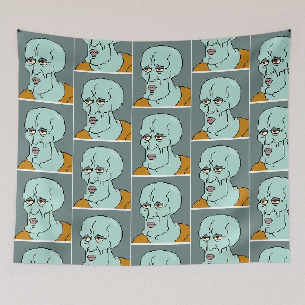 Item preview, Handsome Squidward Pixelated designed and sold by utter-risch.