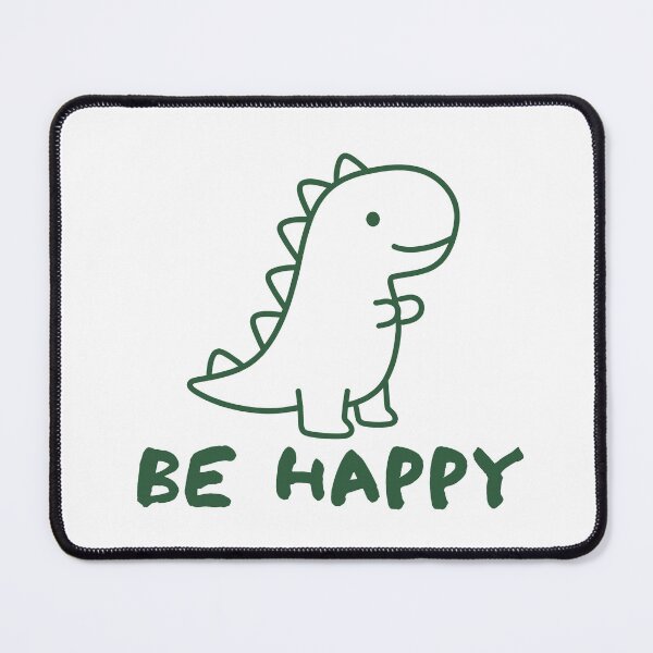 Item preview,  Be Happy Cute Green Dinosaur designed and sold by ianm1028.