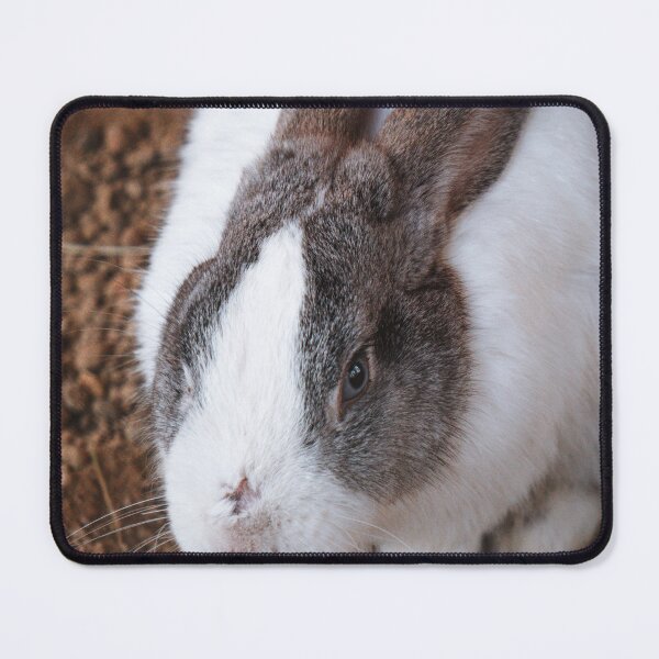 Item preview, Cute Fluffy Rabbit Portrait – Adorable Bunny for Rabbit Lovers designed and sold by StyleForge Apparel.