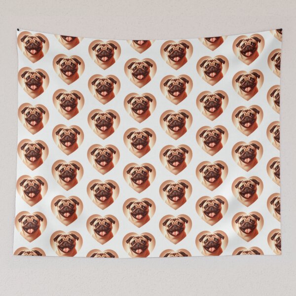 Item preview, Pug Dog Smiles  designed and sold by netz28.