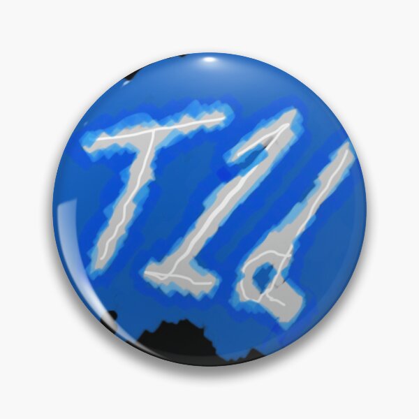 Item preview, T1D Awareness Glitch Art  Hand Drawn Blue Diabetes Design designed and sold by furtix.