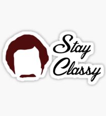 Anchorman - Stay Classy Sticker