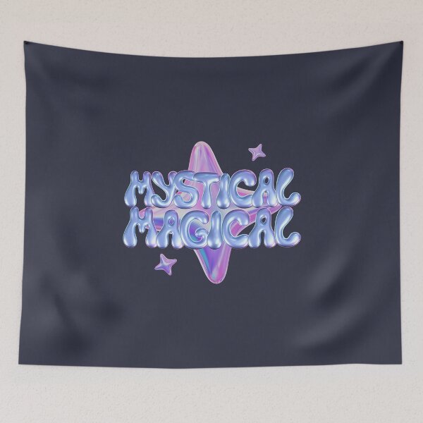 Item preview, "Mystical Magical" Pop Music-Inspired Iridescent Text w/ Stars designed and sold by shopalisaflum.