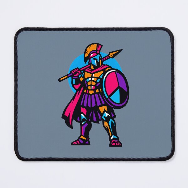 Item preview, Minimalist Neon Spartan designed and sold by KungPowUnicorn.
