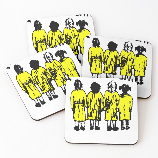 Item preview, Yellow Dress Human With Typography Experimental Rock designed and sold by cosmicCryptidCo.