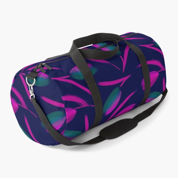 Item preview, Vivid Floral Brushstrokes — Magenta & Green Pattern designed and sold by behappyandrelax.