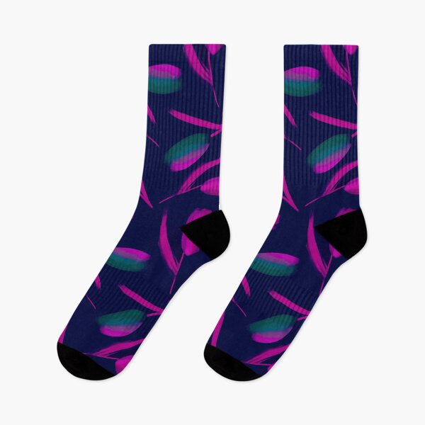 Item preview, Vivid Floral Brushstrokes — Magenta & Green Pattern designed and sold by behappyandrelax.