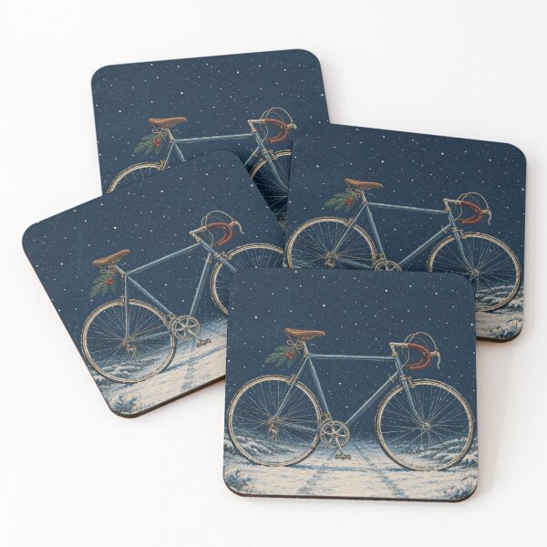 Item preview, Vintage Road Bicycle Winter Christmas designed and sold by Planthem.