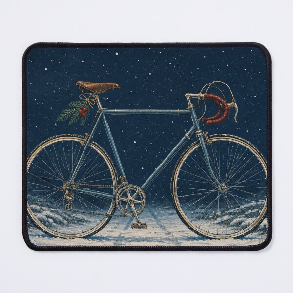Item preview, Vintage Road Bicycle Winter Christmas designed and sold by Planthem.