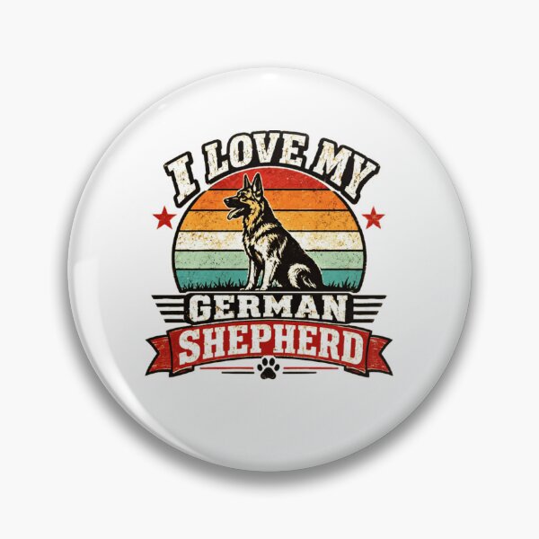 Item preview, I Love My German Shepherd Dog Owner Pet Lover designed and sold by Star3NowForMe.