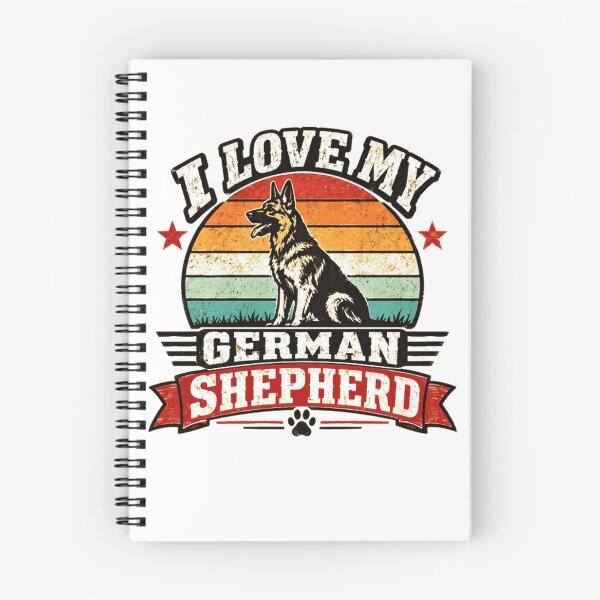 Item preview, I Love My German Shepherd Dog Owner Pet Lover designed and sold by Star3NowForMe.