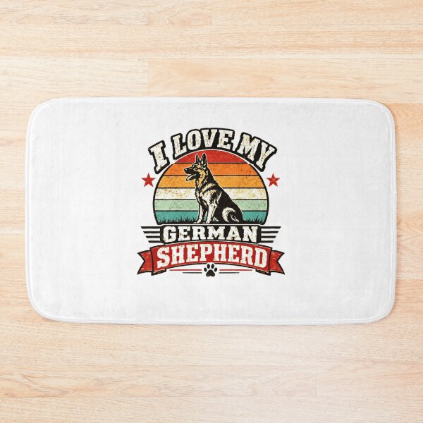 Item preview, I Love My German Shepherd Dog Owner Pet Lover designed and sold by Star3NowForMe.