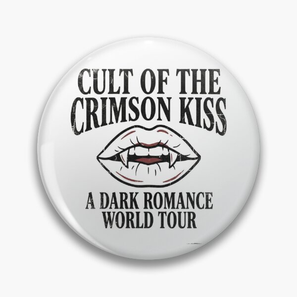 Item preview, Cult Of The Crimson Kiss Vampire Fangs Dark Romance World Tour Vintage Gothic designed and sold by raedattia.