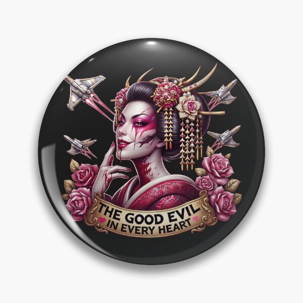 Item preview, Cyber Geisha Jet Fighter Roses designed and sold by Voodoo Store Paranormal Collections.