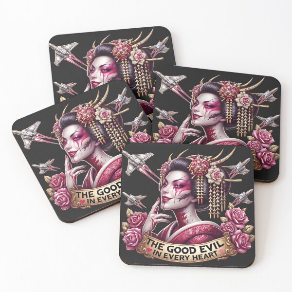 Item preview, Cyber Geisha Jet Fighter Roses designed and sold by Voodoo Store Paranormal Collections.