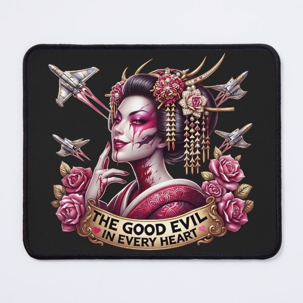 Item preview, Cyber Geisha Jet Fighter Roses designed and sold by Voodoo Store Paranormal Collections.