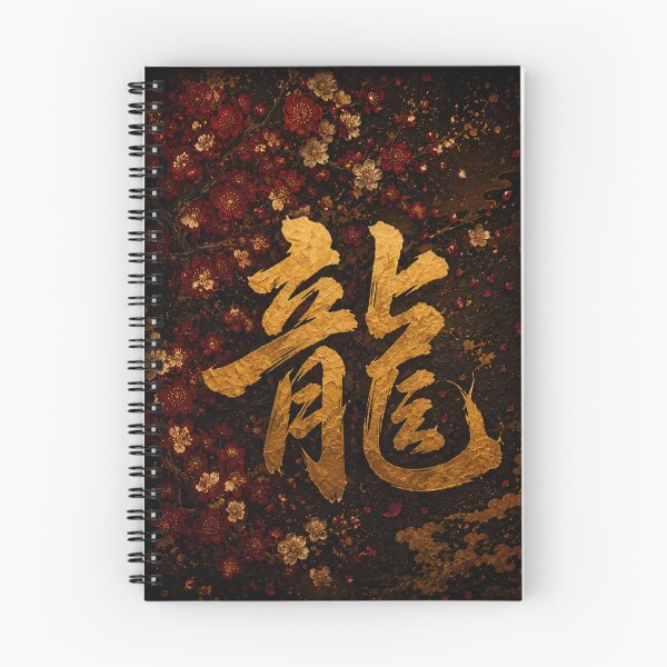 Item preview, Golden Dragon Autumn Flowers designed and sold by  Silent Japan Studio.