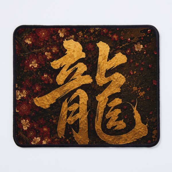Item preview, Golden Dragon Autumn Flowers designed and sold by Silent Japan Studio.