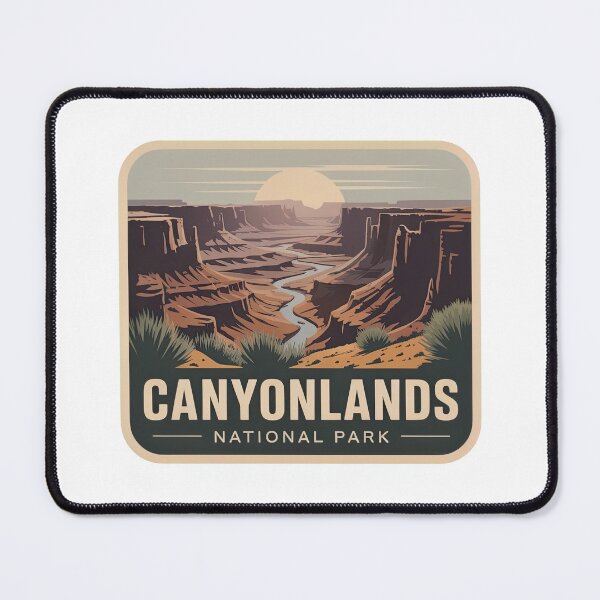 Item preview, Canyonlands National Park Vintage Travel Badge designed and sold by Teelogic.