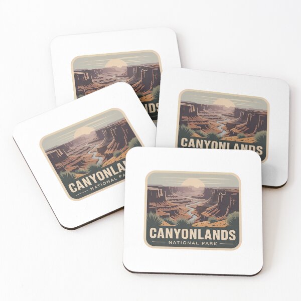 Item preview, Canyonlands National Park Vintage Travel Badge designed and sold by Teelogic.