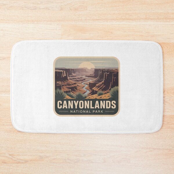Item preview, Canyonlands National Park Vintage Travel Badge designed and sold by Teelogic.