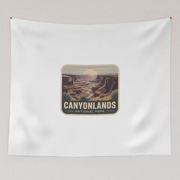Item preview, Canyonlands National Park Vintage Travel Badge designed and sold by Teelogic.