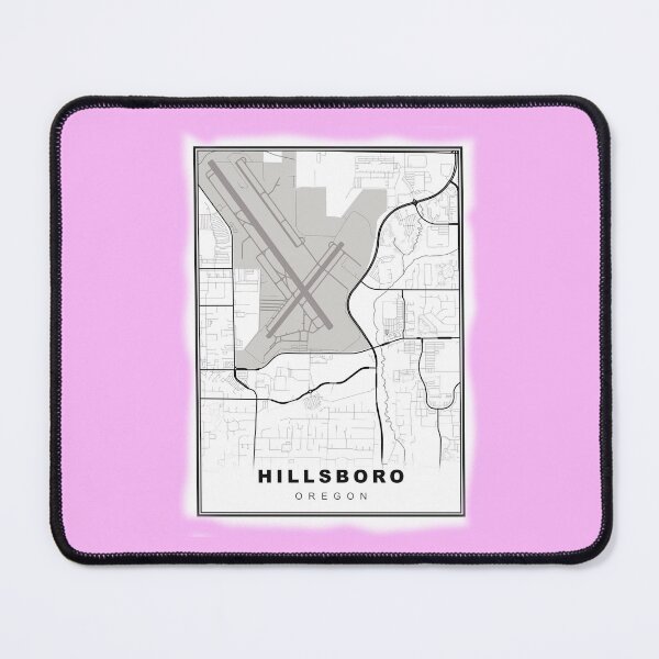 Item preview, Minimalist Hillsboro Map designed and sold by Tamas Das.