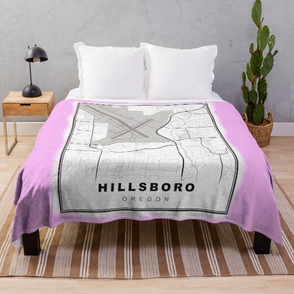 Item preview, Minimalist Hillsboro Map designed and sold by Tamas Das.
