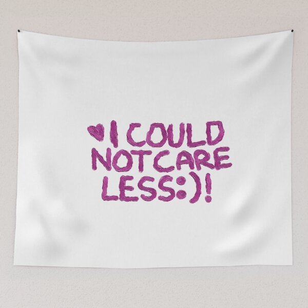 Item preview, I could not care less! Design designed and sold by Wildcard_Designs.