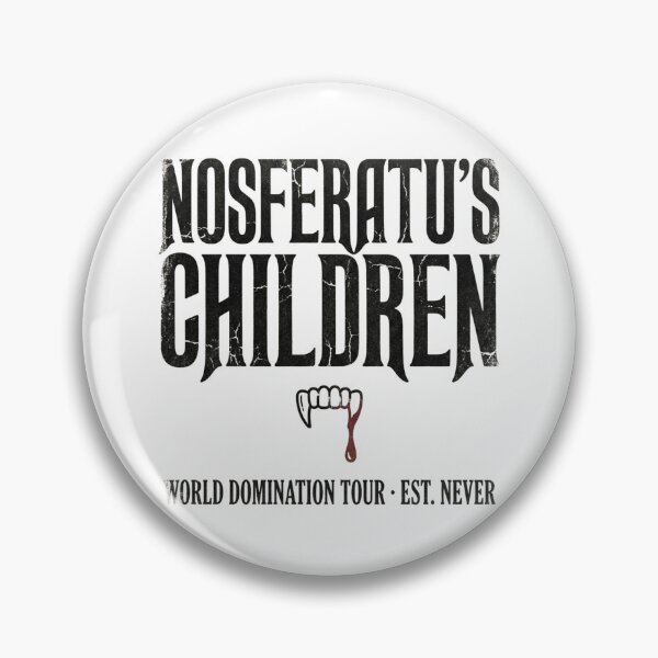 Item preview, Nosferatus Children Vampire Fangs World Domination Tour Vintage Gothic Horror designed and sold by raedattia.