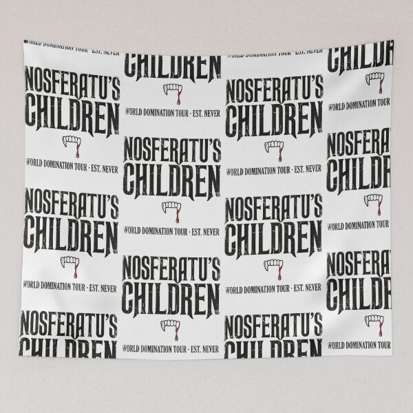 Item preview, Nosferatus Children Vampire Fangs World Domination Tour Vintage Gothic Horror designed and sold by raedattia.