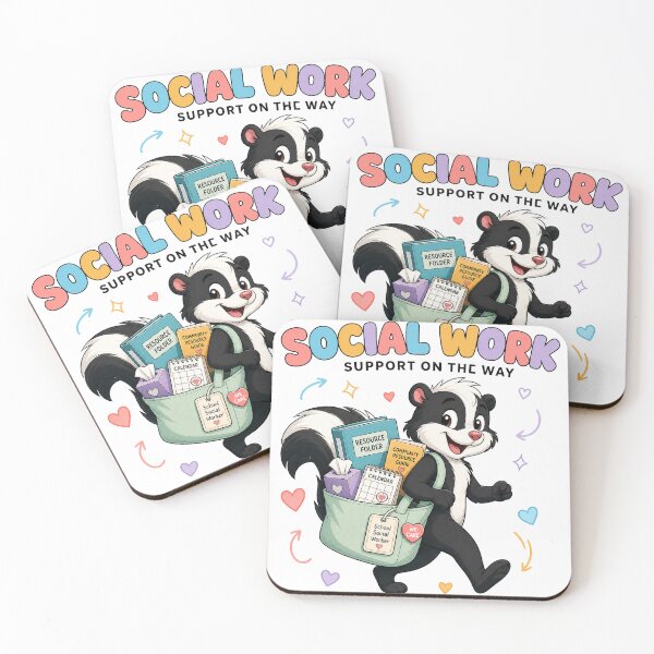 Item preview, School Social Worker Skunk Support  designed and sold by MOCH- ART.