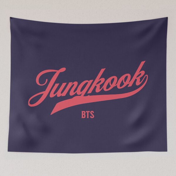 Item preview, BTS Jungkook varsity baseball army bangtan pink designed and sold by Morcawork.
